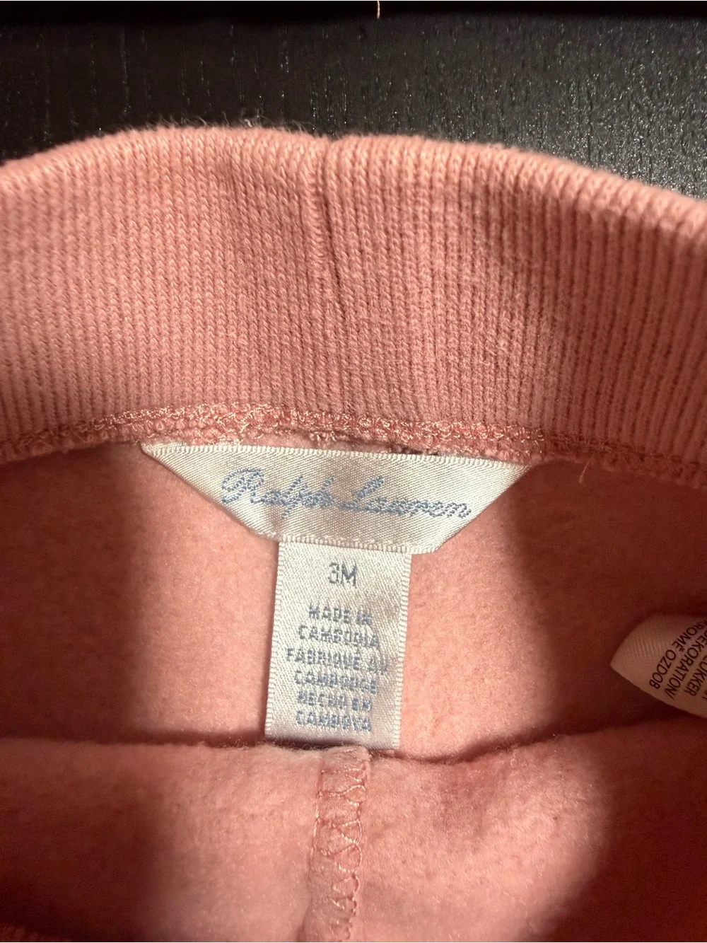 Ralph Lauren Pink Hooded Zip Sweatshirt & Joggers Set
